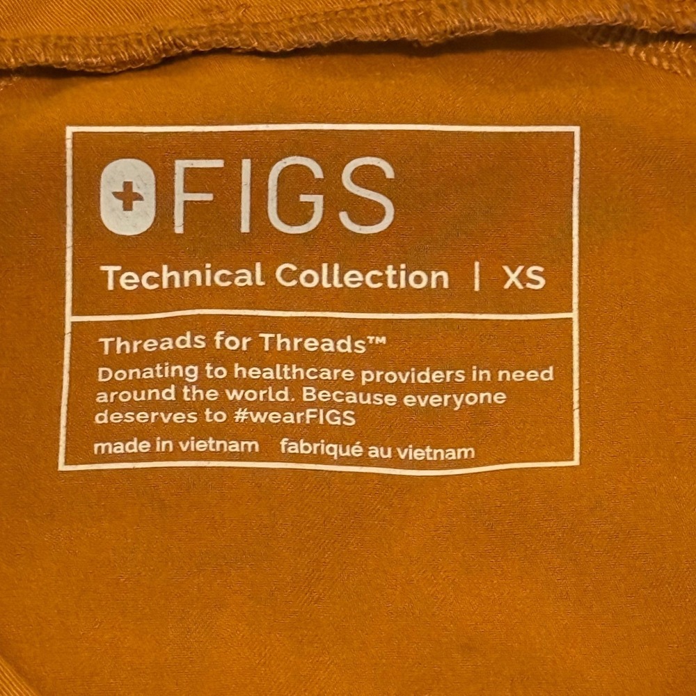 FIGS Casma Scrub Atlantic Falls XS V-Neck Single Pocket FIONx Technical Medical - Picture 3 of 7